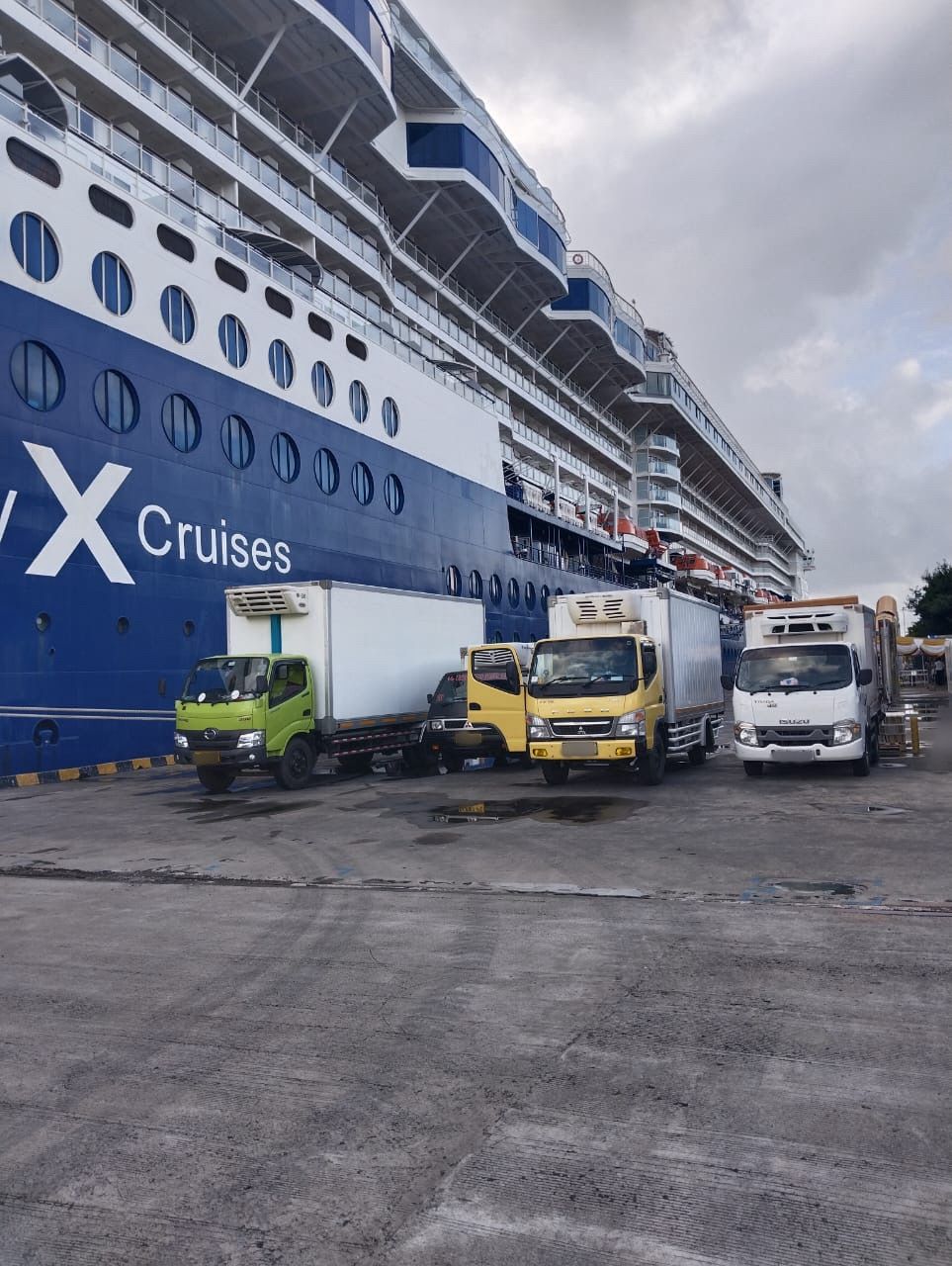 4 unit food service support for cruise