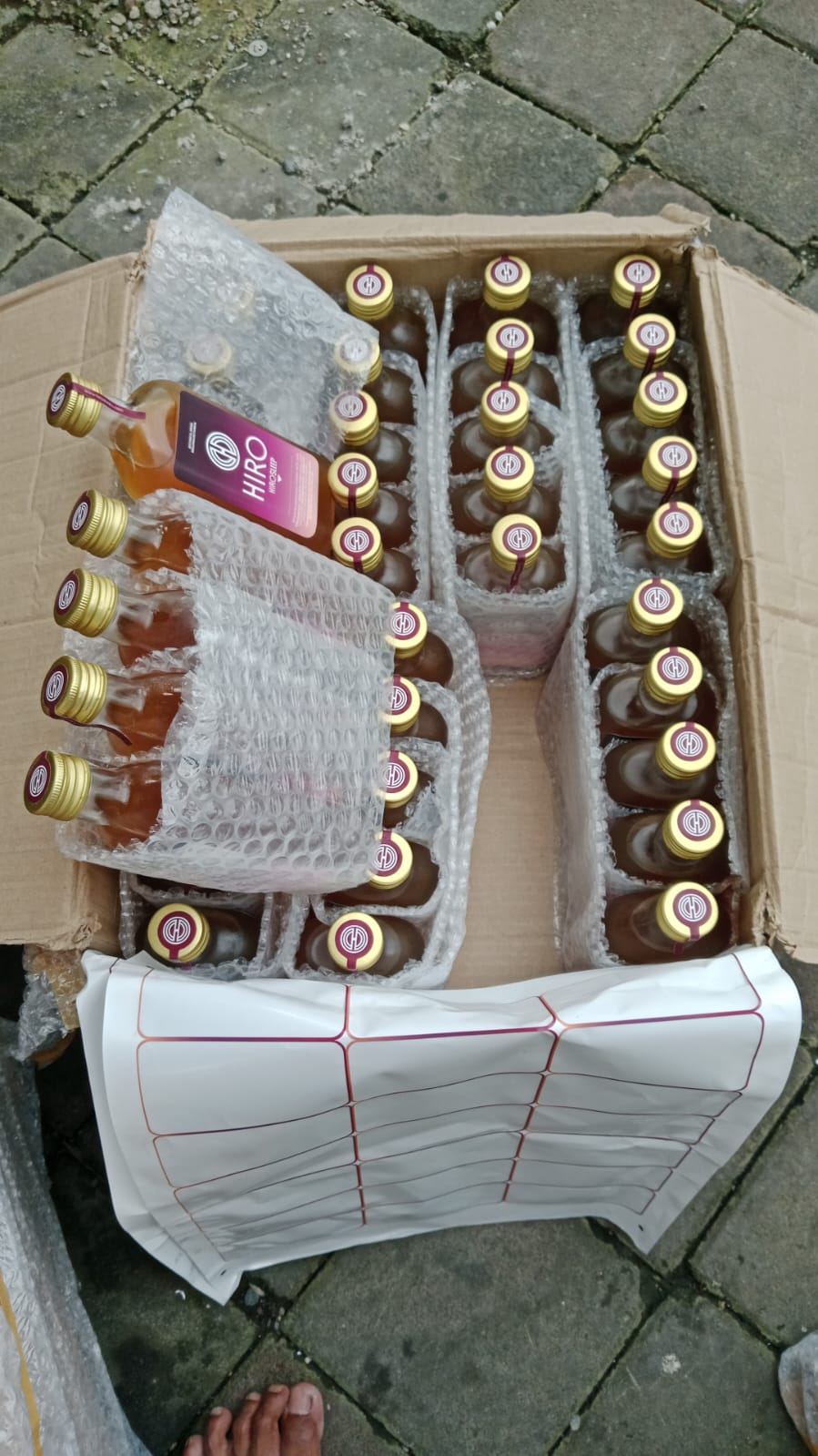 Premium drink glass bottle packing - Photo 1